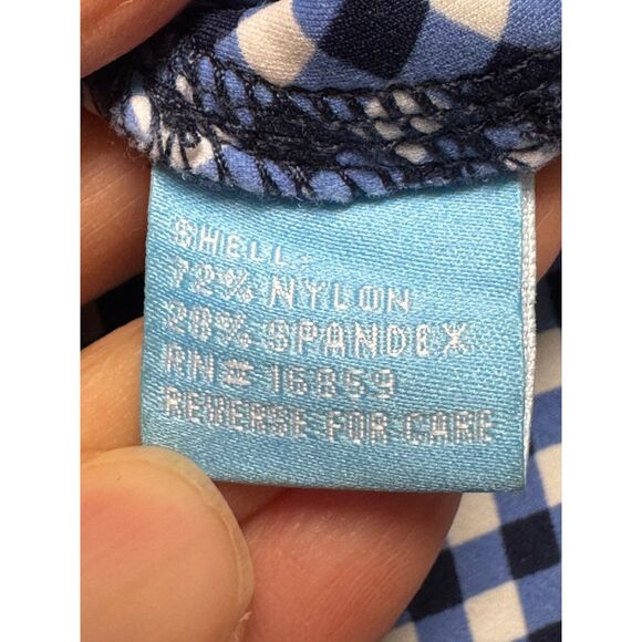 J. MCLAUGHLIN Navy/White Neoprene Zip Front Athletic Jacket, Sz S - Picture 7 of 9